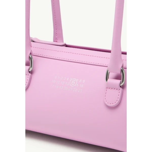MM6 Maison Margiela Bauletto Shoulder Bag Mini in Lilac, view 5 | Mini Bags | Coveti