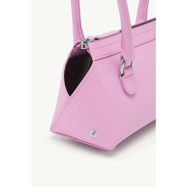 MM6 Maison Margiela Bauletto Shoulder Bag Mini in Lilac, view 6 | Mini Bags | Coveti
