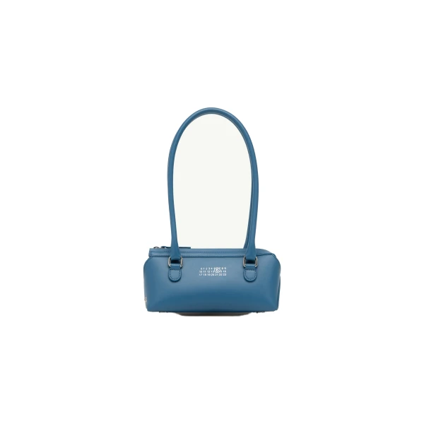 MM6 Maison Margiela Bauletto Shoulder Bag Mini in Petrol | Mini Bags | Coveti