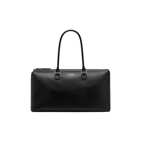 MM6 Maison Margiela Bauletto Weekend Bag in Black | Totes & Top-Handle Bags | Coveti