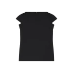 MM6 Maison Margiela Cap-Sleeve Dress in Black | Mini Dresses | Coveti