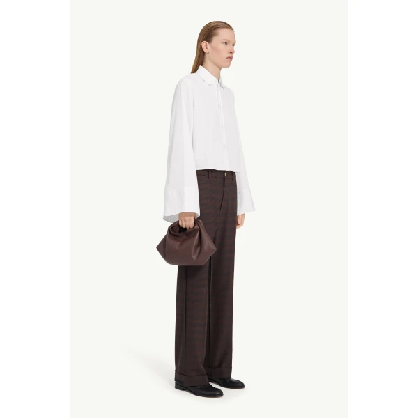 MM6 Maison Margiela Cotton Shirt in White, view 3 | Shirts | Coveti