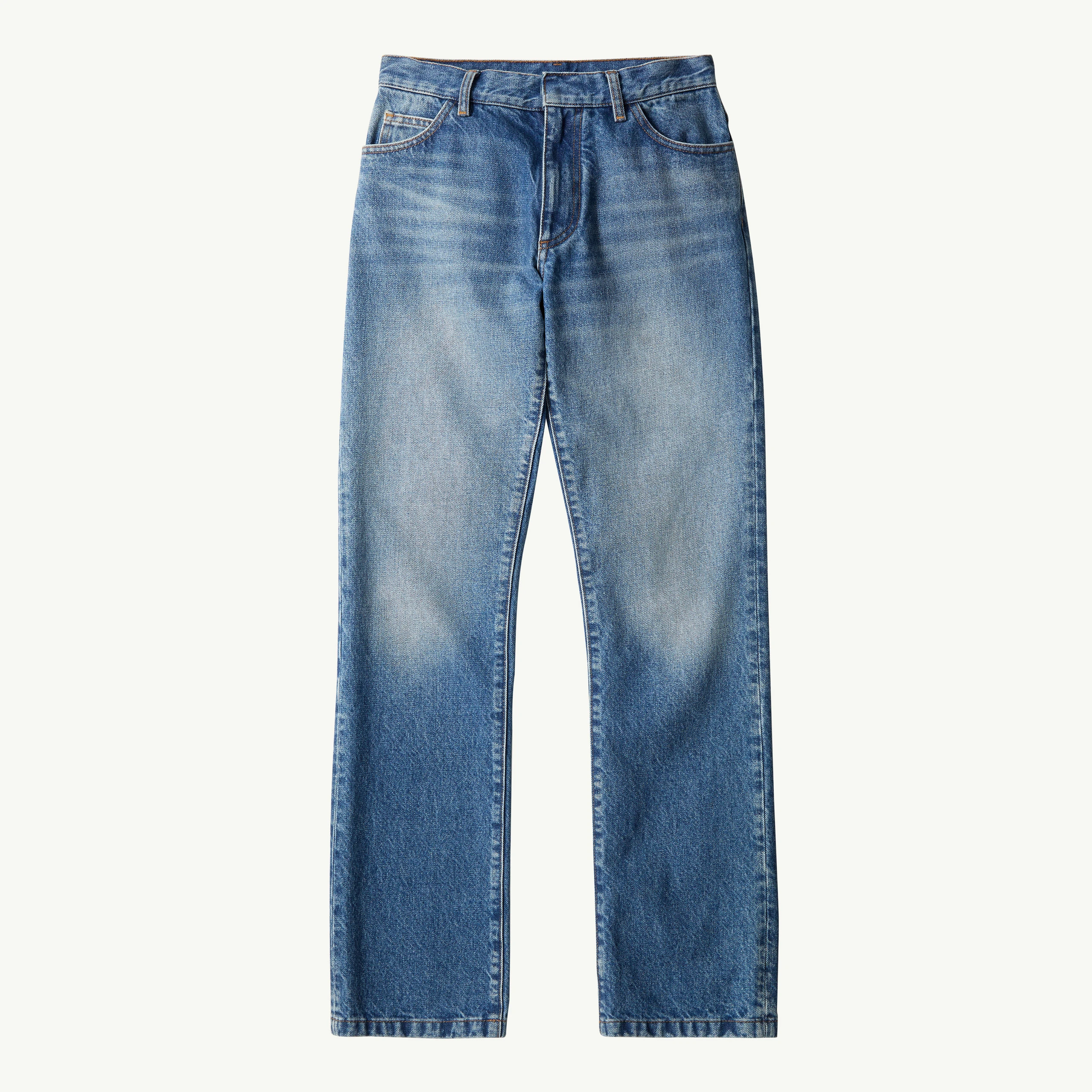 MM6 Maison Margiela Double Back Pocket Denim Jeans in Blue MM6 Maison Margiela Double Back Pocket Denim Jeans in Blue | Denim | Coveti