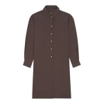 MM6 Maison Margiela Dual-Wear Shirt in Brown | Shirts | Coveti