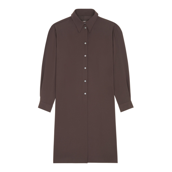 Dual-Wear Shirt in Brown