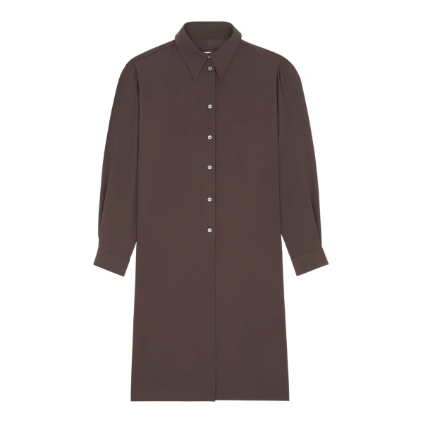 Dual-Wear Shirt in Brown