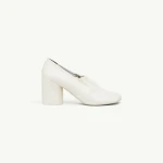 MM6 Maison Margiela Elasticated Anatomic Pumps in Grey | Heels | Coveti