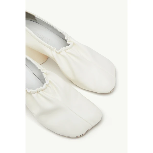 MM6 Maison Margiela Elasticated Anatomic Pumps in Grey, view 5 | Heels | Coveti