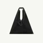 MM6 Maison Margiela Faux Leather Japanese Bag Classic Medium in Black | Totes & Top-Handle Bags | Coveti