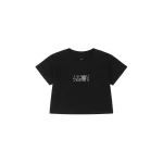 MM6 Maison Margiela Flipped-Print Overdyed T-Shirt in Black | T-shirts | Coveti
