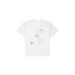 MM6 Maison Margiela Horse Print Cotton T-Shirt in White | T-shirts | Coveti