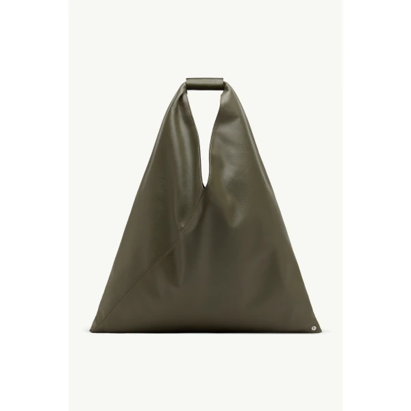 MM6 Maison Margiela Japanese Bag Classic Medium in Khaki, view 2 | Totes & Top-Handle Bags | Coveti