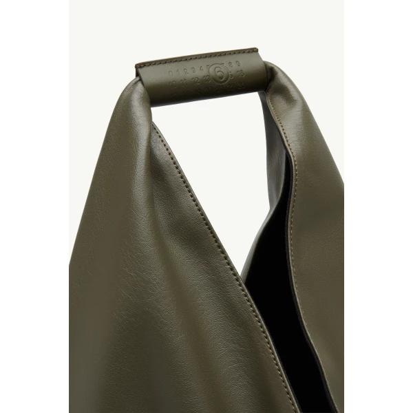 MM6 Maison Margiela Japanese Bag Classic Medium in Khaki, view 5 | Totes & Top-Handle Bags | Coveti