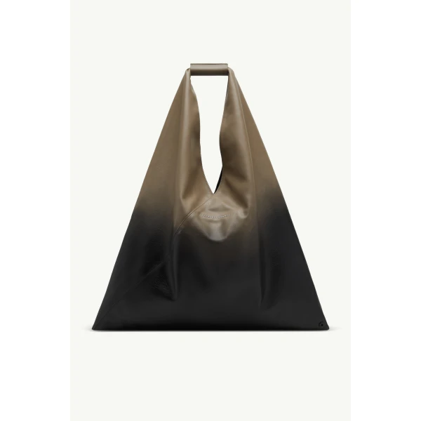 MM6 Maison Margiela Japanese Bag Classic Medium in Ombre Black, view 4 | Totes & Top-Handle Bags | Coveti