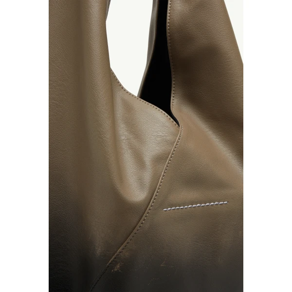 MM6 Maison Margiela Japanese Bag Classic Medium in Ombre Black, view 6 | Totes & Top-Handle Bags | Coveti