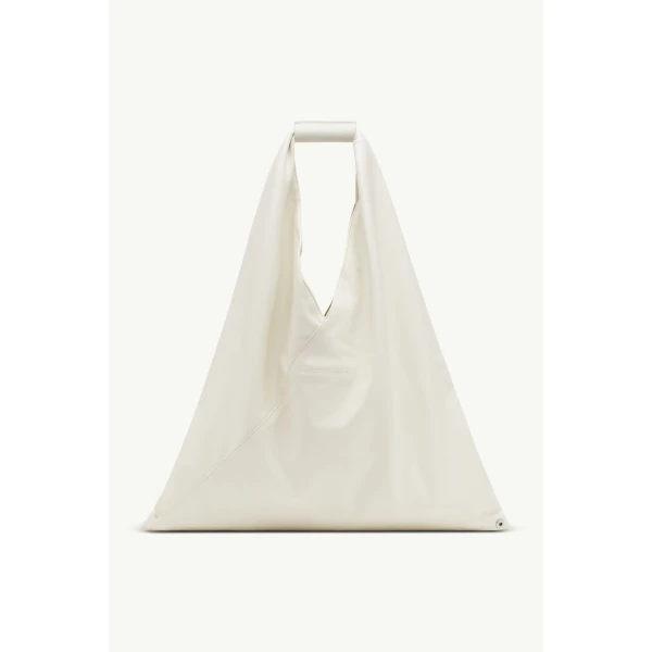 MM6 Maison Margiela Japanese Bag Classic Medium in White, view 4 | Totes & Top-Handle Bags | Coveti