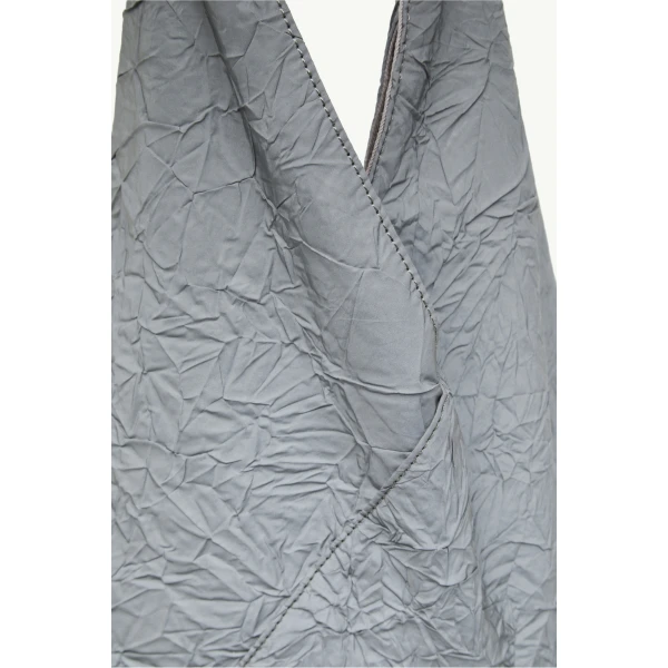 MM6 Maison Margiela Japanese Bag Classic Small in Light Blue, view 6 | Totes & Top-Handle Bags | Coveti