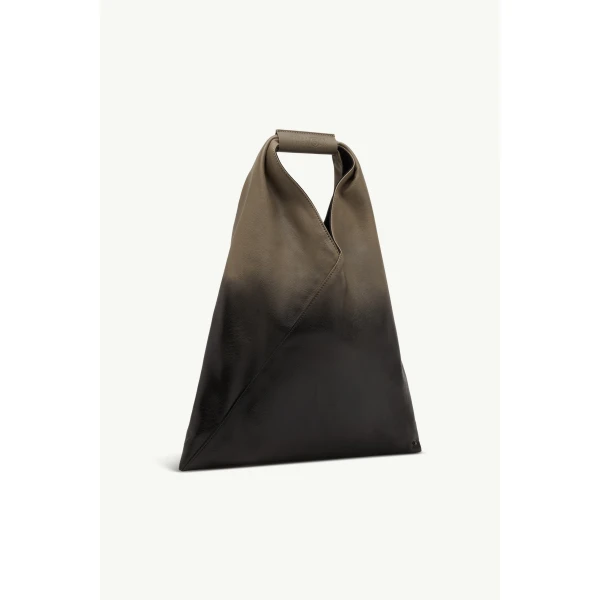 MM6 Maison Margiela Japanese Bag Classic Small in Ombre Black, view 3 | Totes & Top-Handle Bags | Coveti