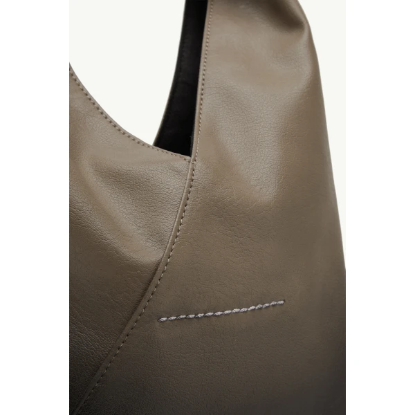 MM6 Maison Margiela Japanese Bag Classic Small in Ombre Black, view 6 | Totes & Top-Handle Bags | Coveti