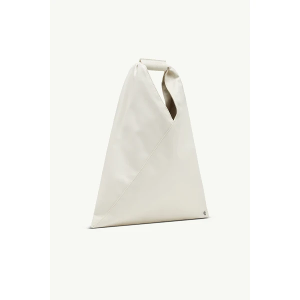 MM6 Maison Margiela Japanese Bag Classic Small in White, view 3 | Totes & Top-Handle Bags | Coveti