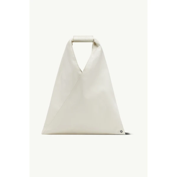 MM6 Maison Margiela Japanese Bag Classic Small in White, view 4 | Totes & Top-Handle Bags | Coveti