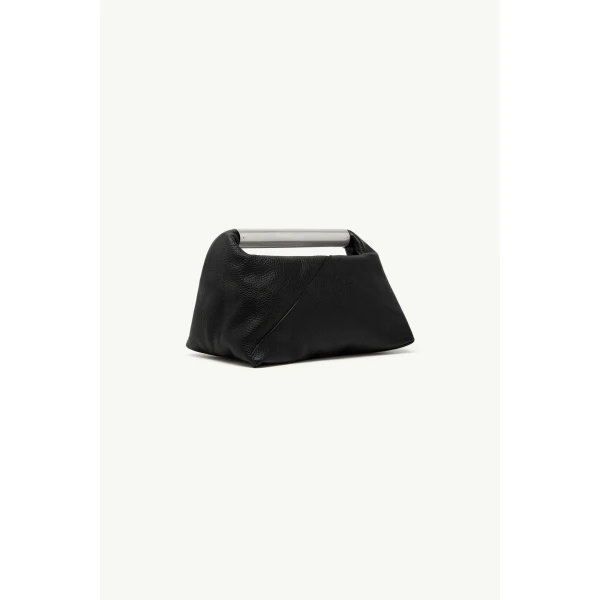 MM6 Maison Margiela Japanese Bag Jewel Handle in Black, view 3 | Totes & Top-Handle Bags | Coveti