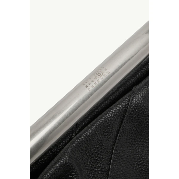 MM6 Maison Margiela Japanese Bag Jewel Handle in Black, view 5 | Totes & Top-Handle Bags | Coveti