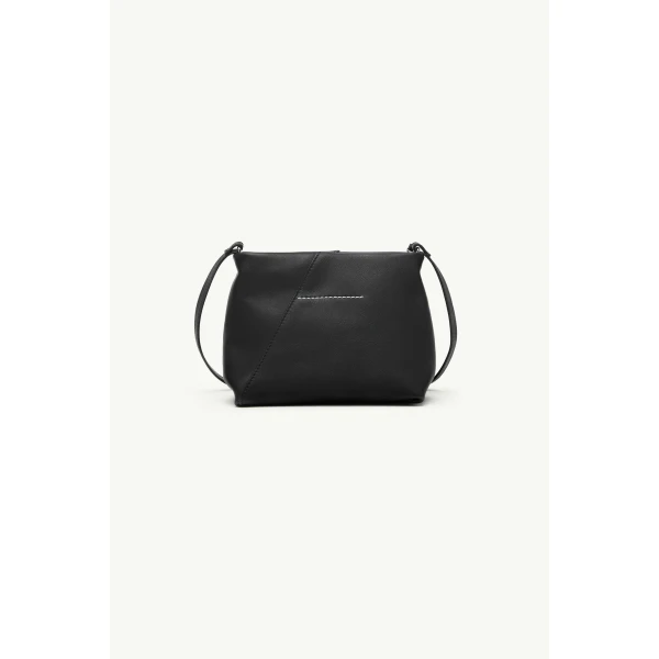 MM6 Maison Margiela Japanese Shoulder Bag in Black, view 4 | Shoulder & Crossbody Bags | Coveti