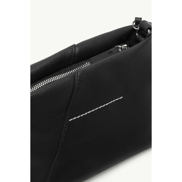 MM6 Maison Margiela Japanese Shoulder Bag in Black, view 6 | Shoulder & Crossbody Bags | Coveti
