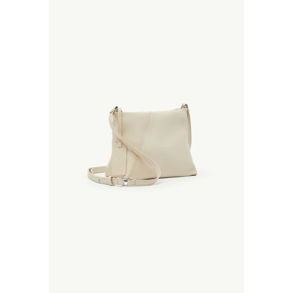 MM6 Maison Margiela Japanese Shoulder Bag in Pink Beige, view 3 | Shoulder & Crossbody Bags | Coveti