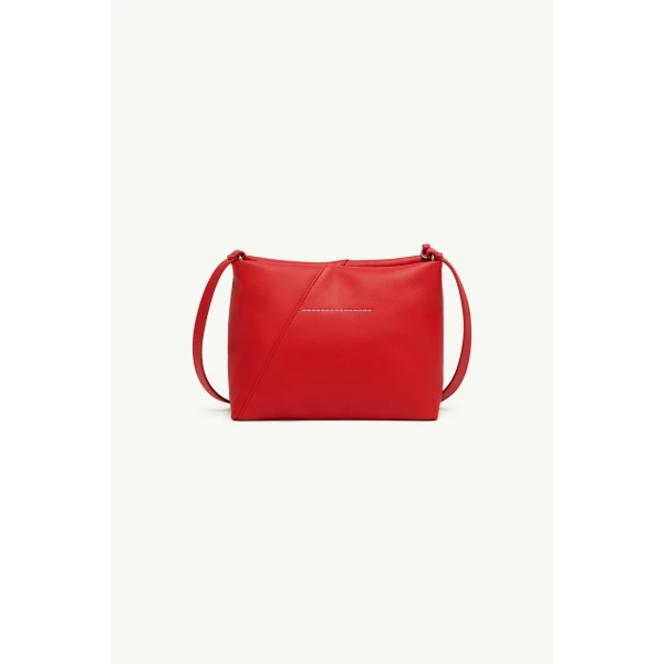 MM6 Maison Margiela Japanese Shoulder Bag in Red, view 4 | Shoulder & Crossbody Bags | Coveti