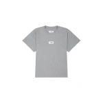 MM6 Maison Margiela Label Cotton Jersey T-Shirt in Grey Melange | T-shirts | Coveti