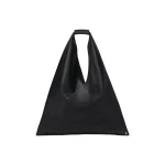 MM6 Maison Margiela Leather Japanese Bag Classic Medium in Black | Totes & Top-Handle Bags | Coveti