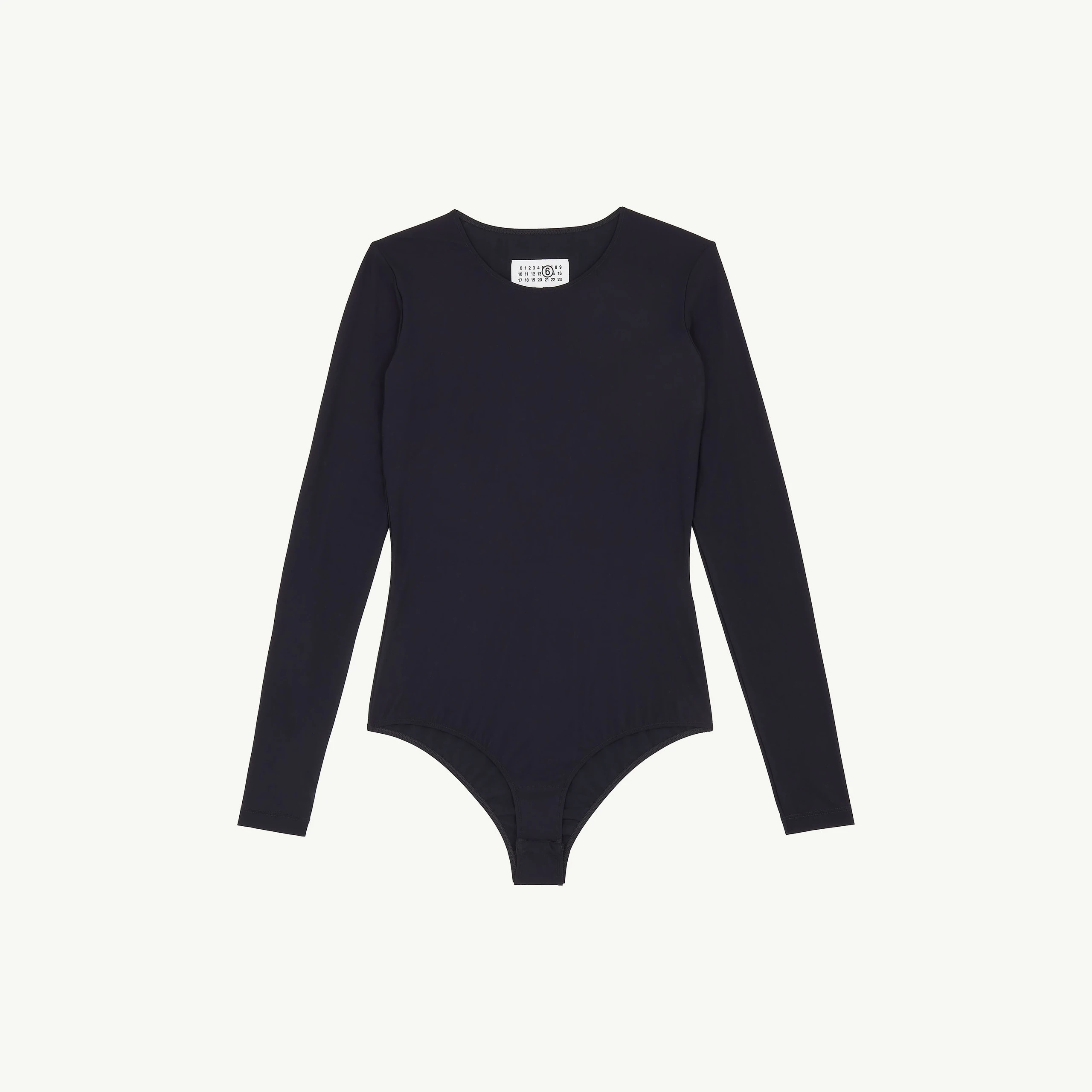 MM6 Maison Margiela Lycra Jersey Bodysuit in Black MM6 Maison Margiela Lycra Jersey Bodysuit in Black | Bodysuit | Coveti