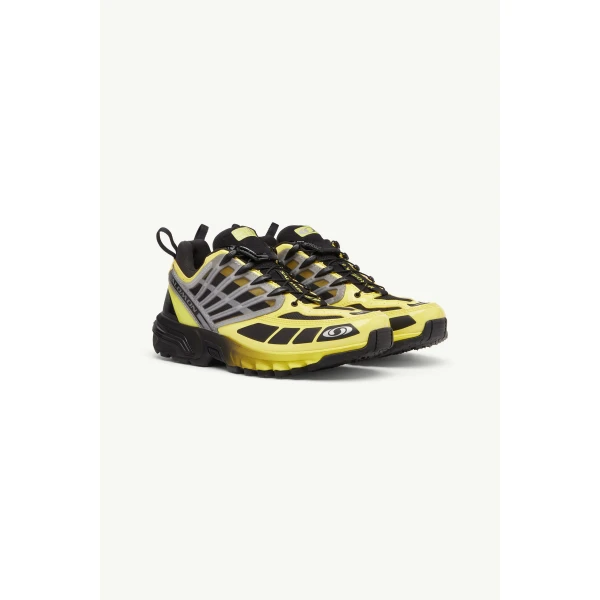MM6 Maison Margiela MM6 x Salomon ACS Pro in Black and Yellow, view 3 | Sneakers | Coveti