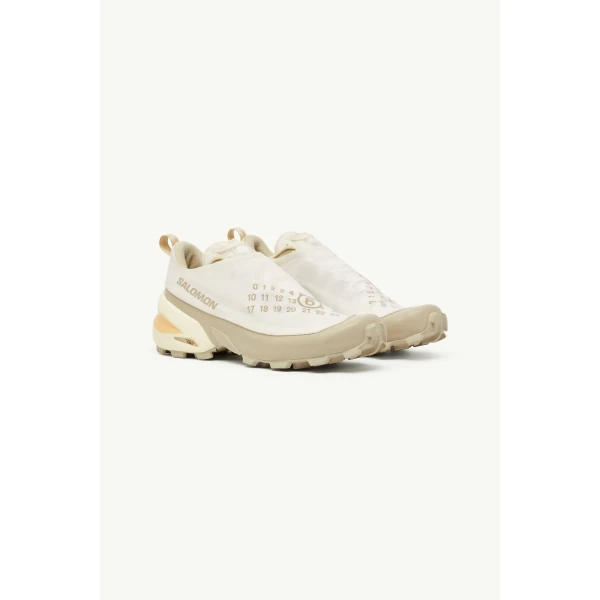 MM6 Maison Margiela MM6 x Salomon Cross Dust Sneaker in Milk, view 3 | Sneakers | Coveti