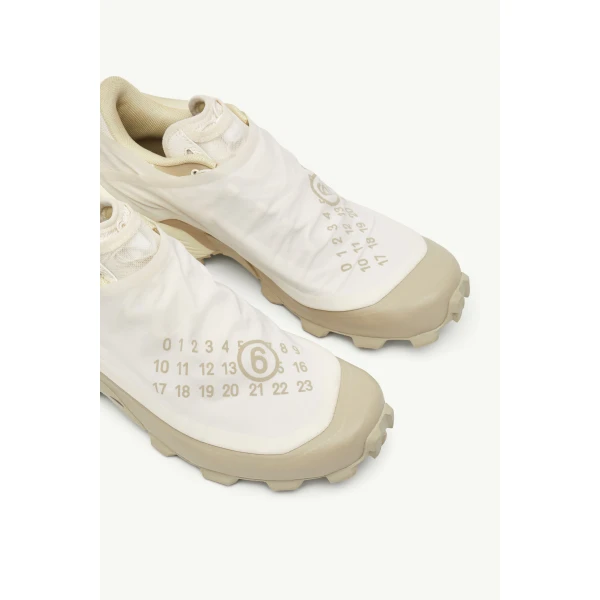 MM6 Maison Margiela MM6 x Salomon Cross Dust Sneaker in Milk, view 5 | Sneakers | Coveti