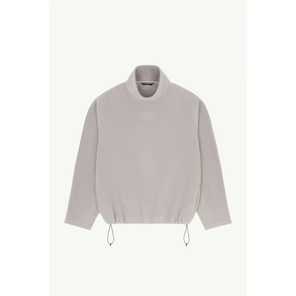 MM6 Maison Margiela MM6 x Salomon Fleece in Oatmeal, view 6 | Hoodies | Coveti