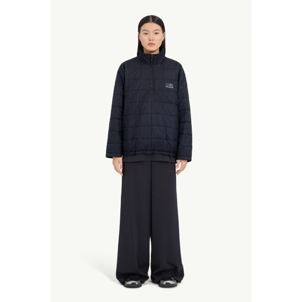 MM6 Maison Margiela MM6 x Salomon Reversible Jumper in Black, view 2 | Sweaters | Coveti