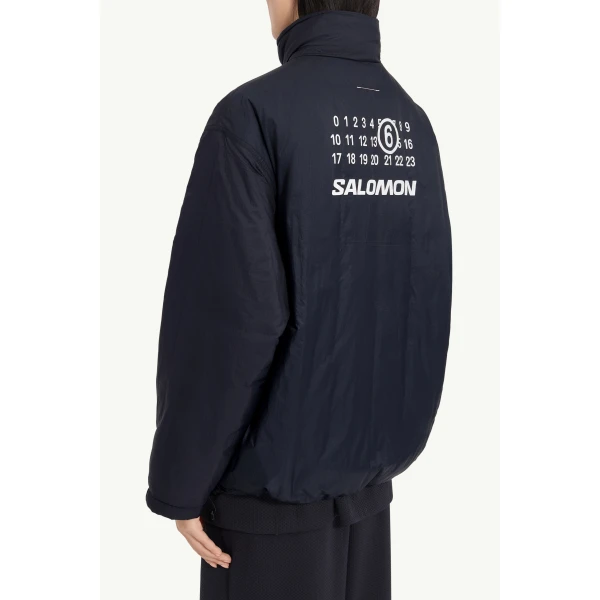 MM6 Maison Margiela MM6 x Salomon Reversible Jumper in Black, view 5 | Sweaters | Coveti
