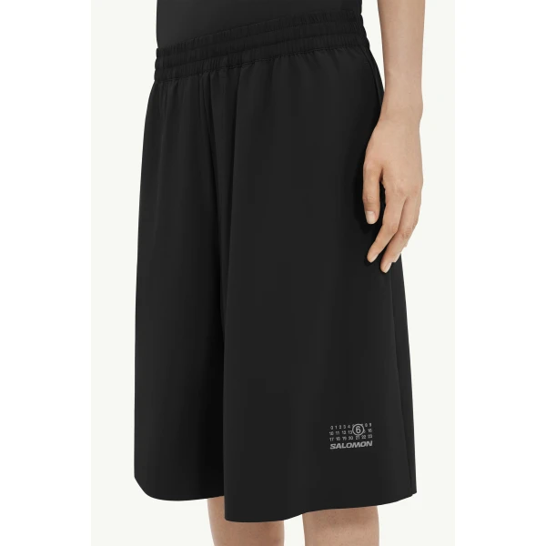 MM6 Maison Margiela MM6 x Salomon Running Shorts in Black, view 5 | Shorts | Coveti