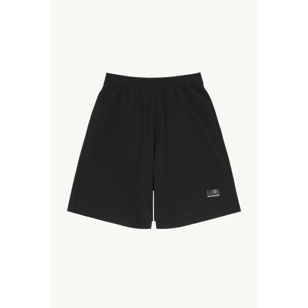 MM6 Maison Margiela MM6 x Salomon Running Shorts in Black, view 6 | Shorts | Coveti