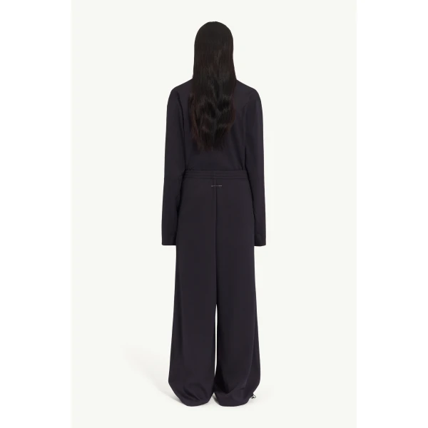 MM6 Maison Margiela MM6 x Salomon Trousers in Black, view 4 | Tailored pants | Coveti
