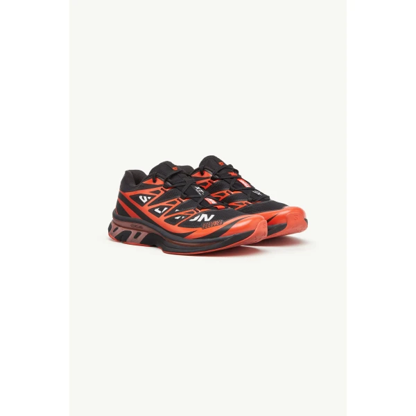 MM6 Maison Margiela MM6 x Salomon XT Sneaker in Black and Red, view 3 | Sneakers | Coveti