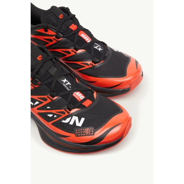 MM6 Maison Margiela MM6 x Salomon XT Sneaker in Black and Red, view 5 | Sneakers | Coveti