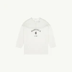 MM6 Maison Margiela Mannequin Print Jersey Top in White | T-shirts | Coveti
