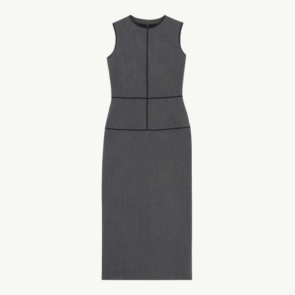 Midi Dress in Dark Grey