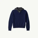 MM6 Maison Margiela Multi Neckline Knit Jumper in Navy | Sweaters | Coveti