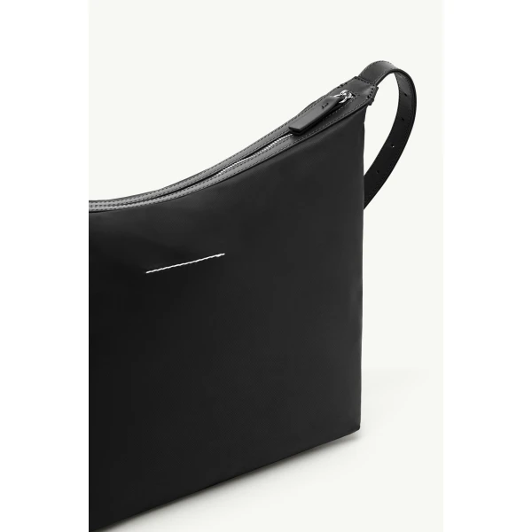 MM6 Maison Margiela Numeric Crossbody Bag in Black, view 6 | Shoulder & Crossbody Bags | Coveti