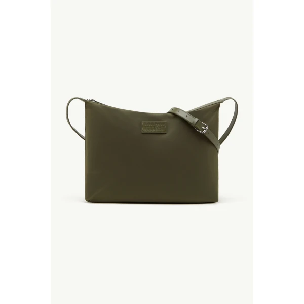 MM6 Maison Margiela Numeric Crossbody Bag in Khaki, view 2 | Shoulder & Crossbody Bags | Coveti